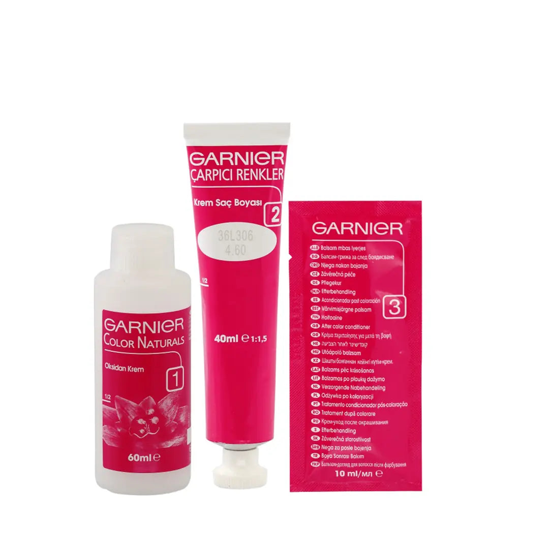 Garnier Color Sensation Hair Dye 4-60 Intense Dark Red