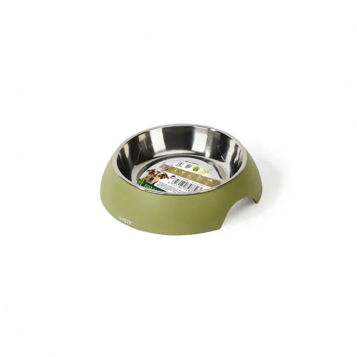 M-Pets Eco Bamboo Pet Bowl Olive Green 600ml