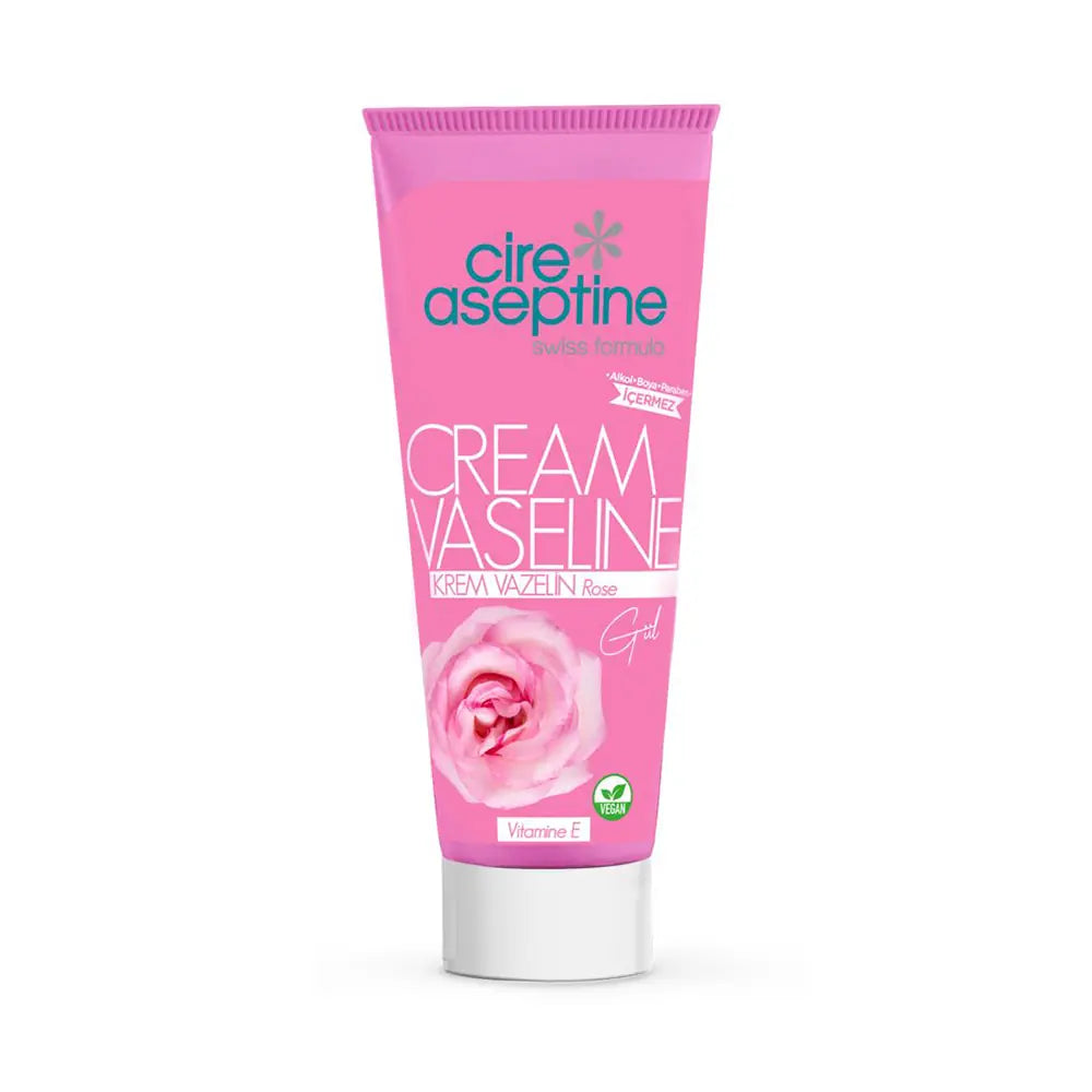 Cire Aseptine Rose Petroleum Jelly Cream for Dry Skin 75ml