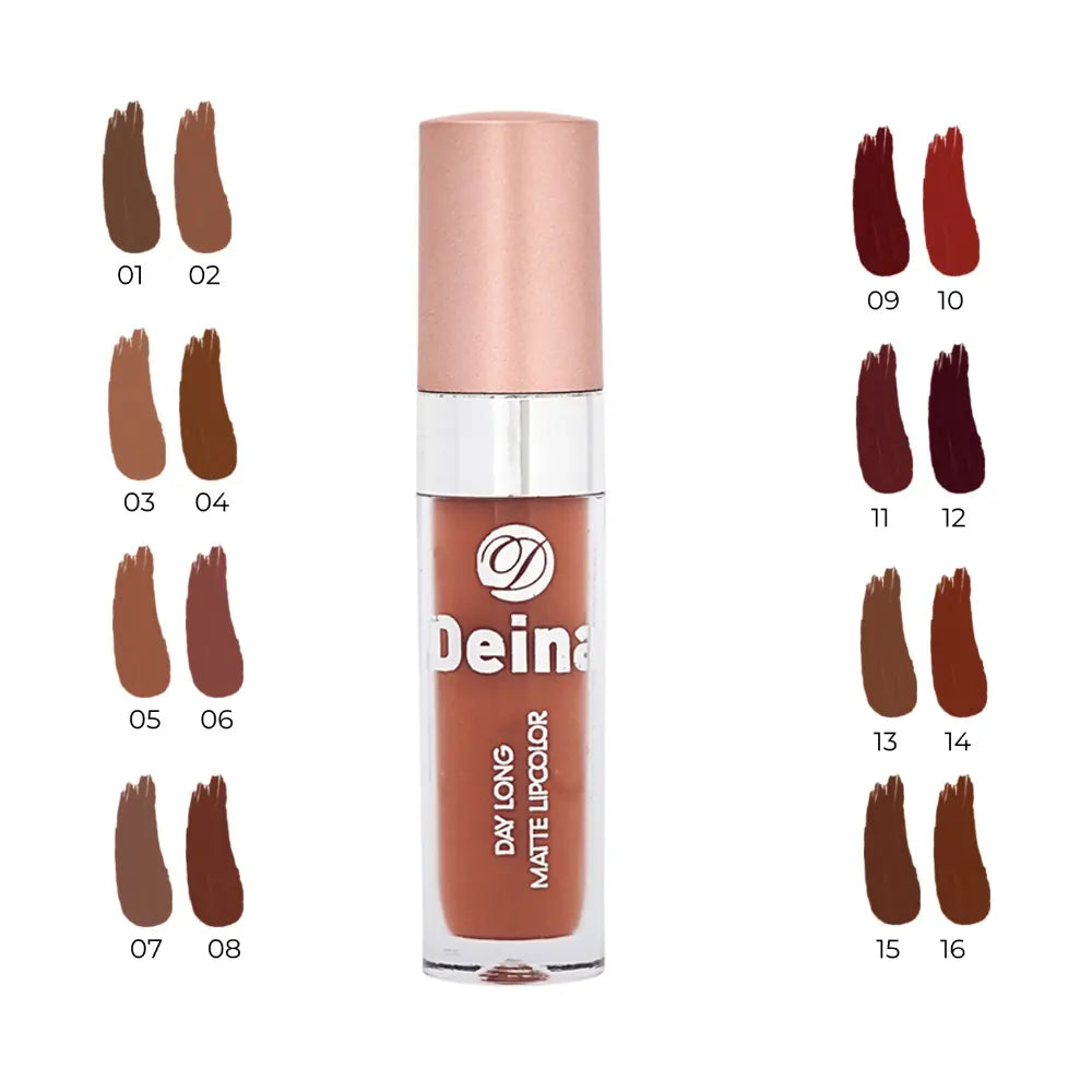 Deina Daylong Matte Lipcolor 04 Long-Wear Liquid Lipstick