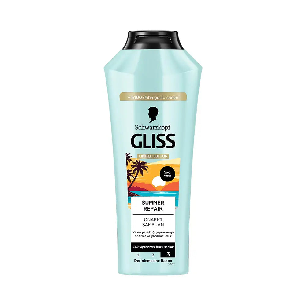 Gliss Summer Repair Shampoo for Sun-Damaged Hair 400ml