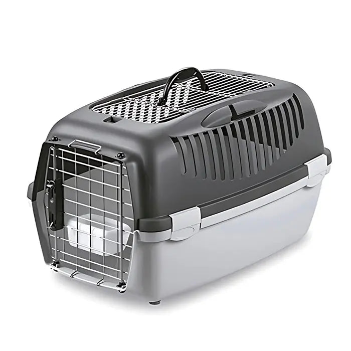 Stefanplast Gulliver 3 Delux Top-Opening Cat and Dog Carrier 61x40x38cm Gray