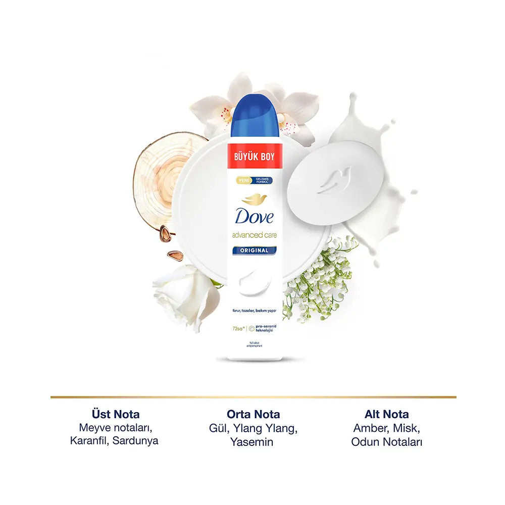 Dove Original Deodorant Spray for Women 48h Protection 200 ml