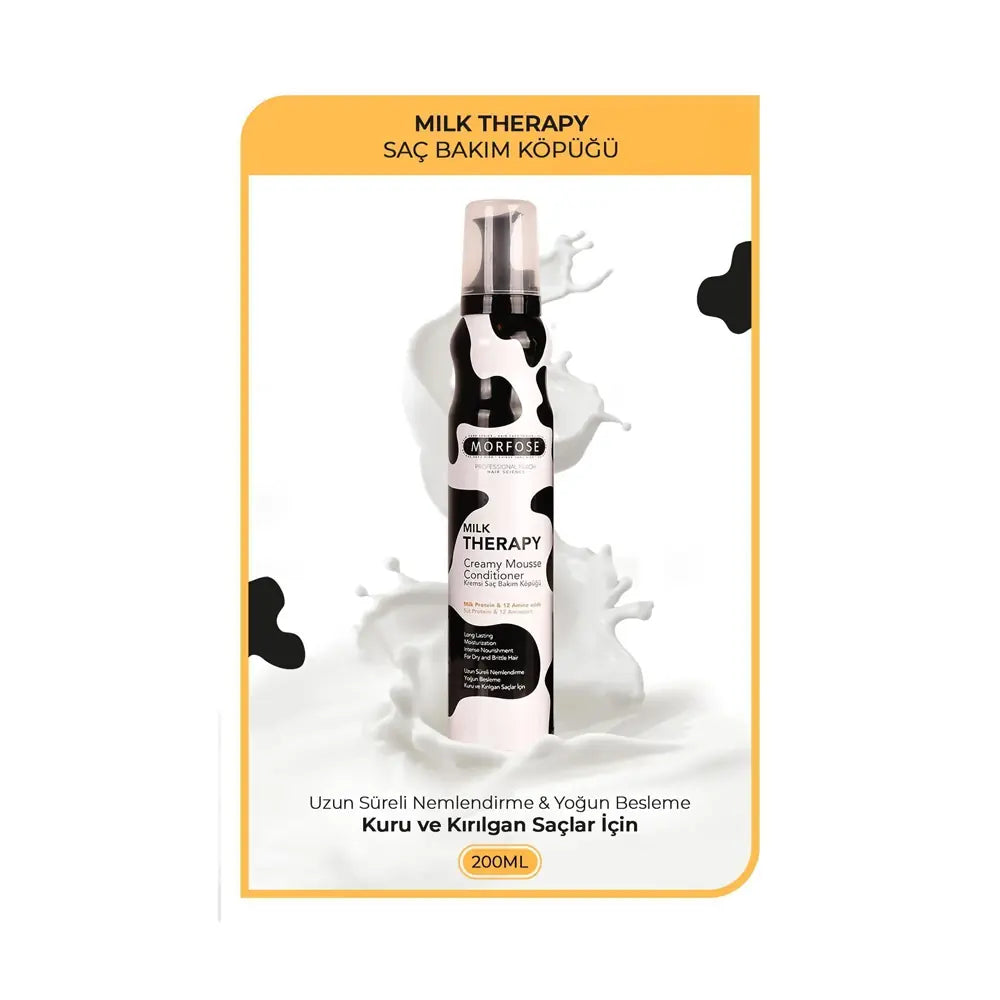 Morfose Milk Therapy Hair Care Foam for Dry Hair 350 ml