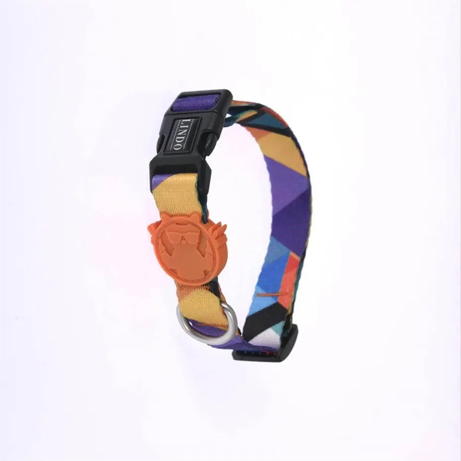 Lindo Ibiza Dog Collar Stylish Adjustable Large 46-70cm