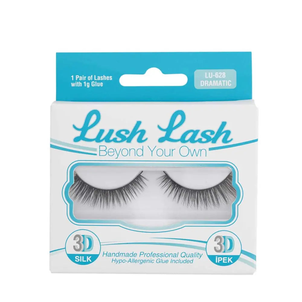 Lush Lash 3D Silk Lashes Dramatic Volume False Eyelashes