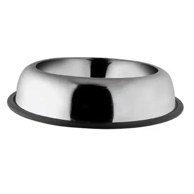 Oripet Oval Stainless Steel Pet Food Bowl 16 oz