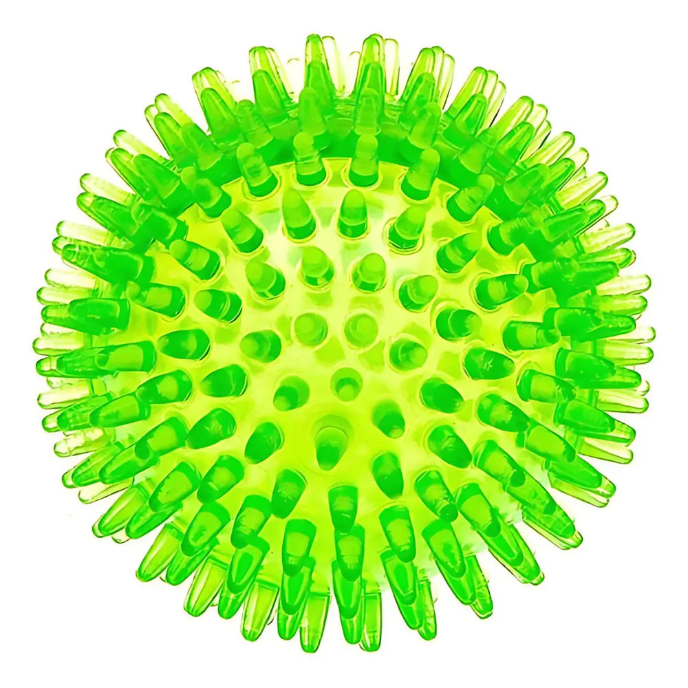 Ferplast Rubber Spiked Dog Ball for Dental Chewing, 8 cm
