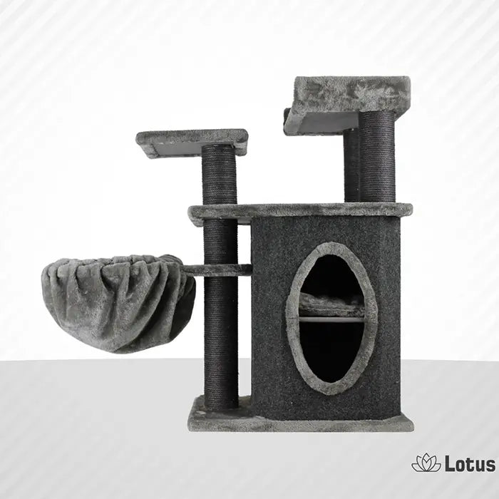 Lotus Pet Design Alanya Grey Cat Scratcher Post