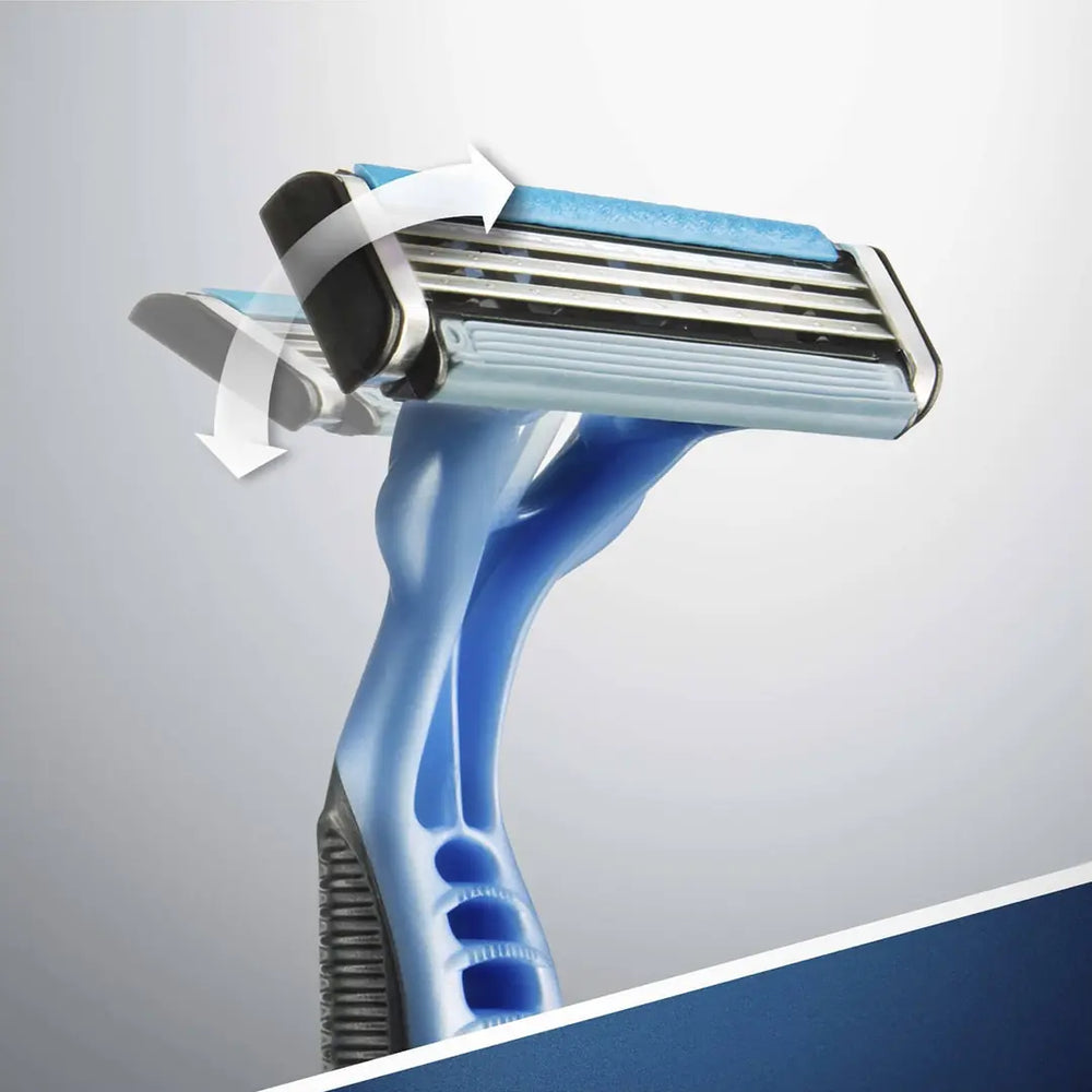 Gillette Blue3 Disposable Razors for Smooth Shave 3 Count