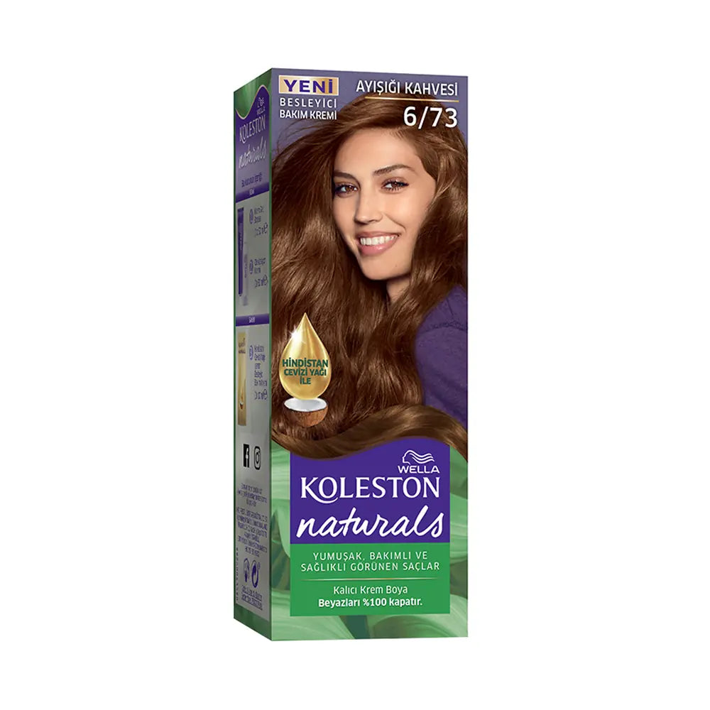 Wella Koleston Naturals Maxi 6/73 Moonlight Brown Hair Dye