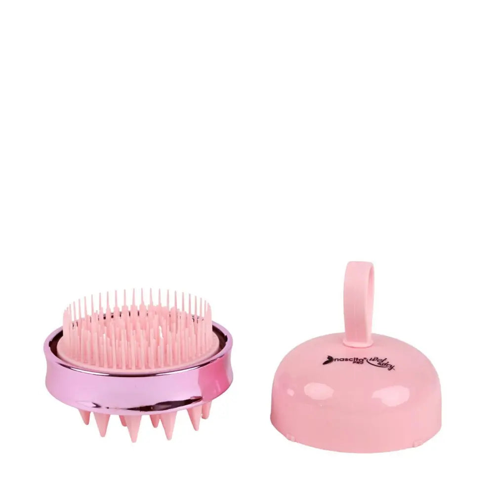 Nascita Pro Double-Sided Pink Shampoo Brush for Scalp Massage