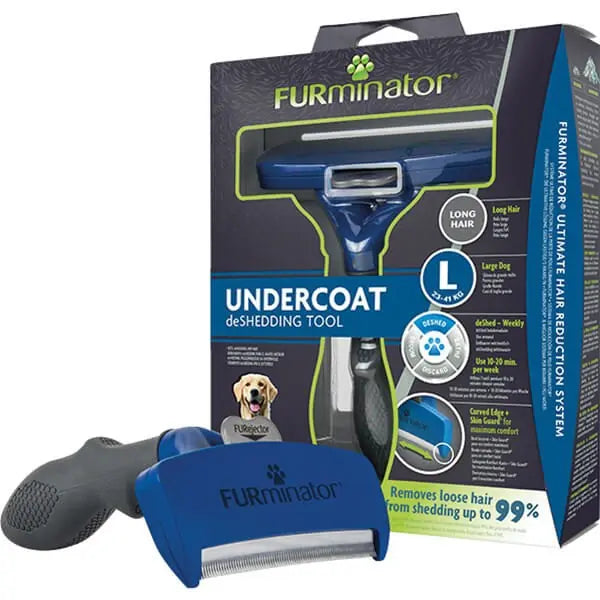 Furminator Long Hair Dog Grooming Tool with Easy Release 1 pc