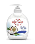 Haci Sakir Coconut Liquid Hand Soap for Gentle Cleansing 300 ml