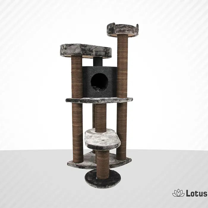 Lotus Pet Design Roma Brown Cat Scratching Post 1 Unit