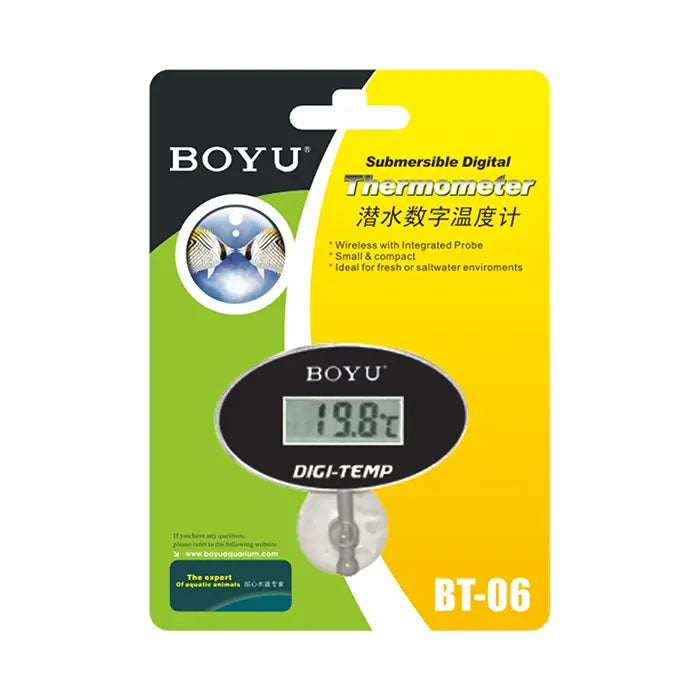 Boyu Digital Aquarium Thermometer with LCD Display