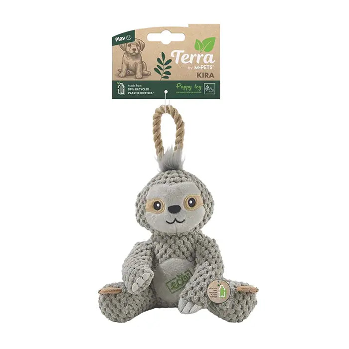 M-Pets Terra Eco Kira Puppy Toy Sustainable Plush Figure