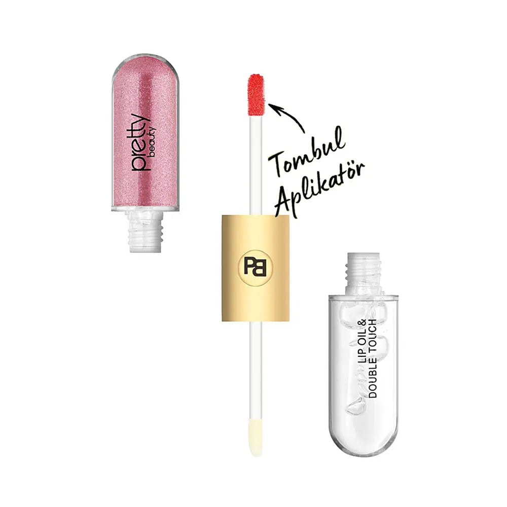 Pretty Double Touch Lipgloss 03 High-Shine Lip Gloss