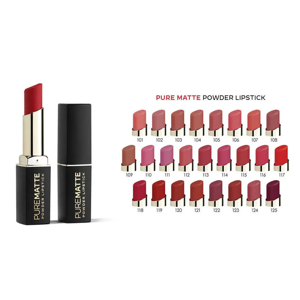 Golden Rose Pure Matte Powder Lipstick 122 - 3.5g