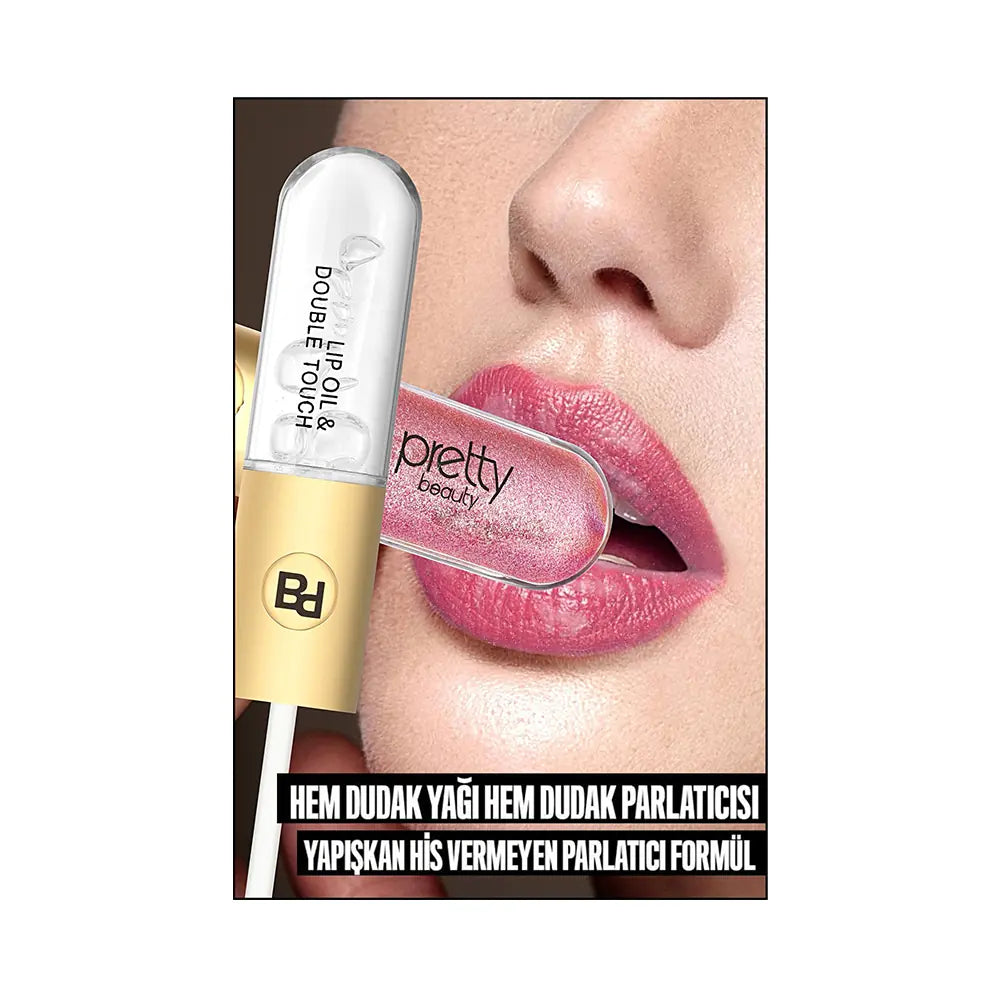 Pretty Double Touch Lipgloss 03 High-Shine Lip Gloss