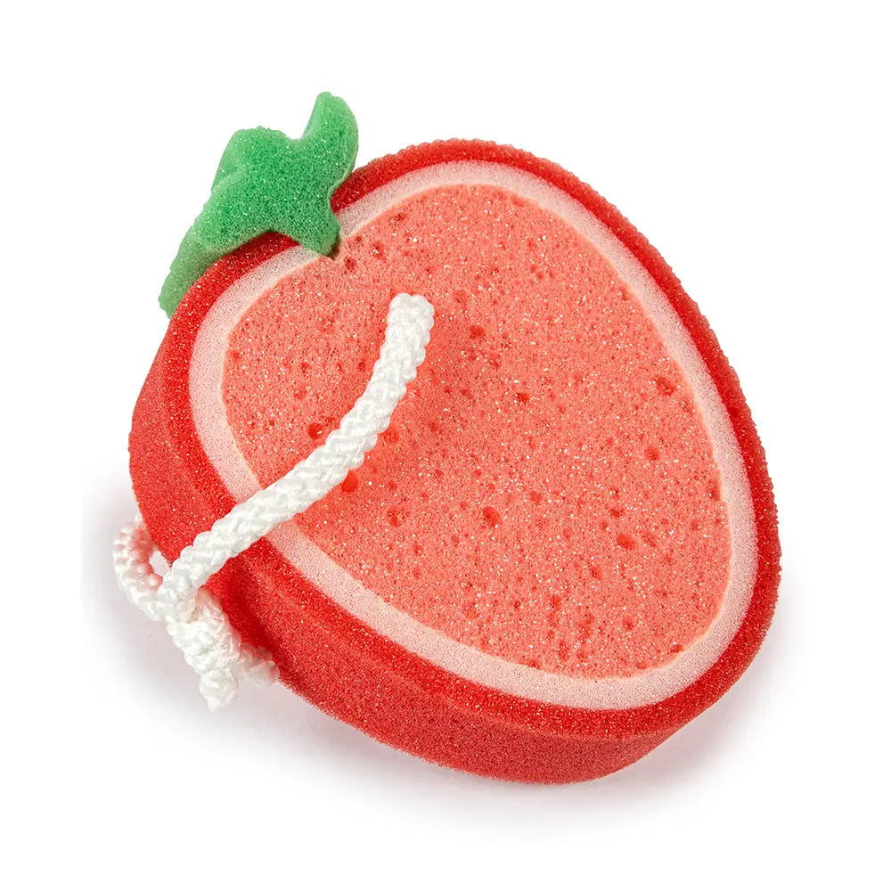 Lionesse Fruit Shaped Bath Sponge for Gentle Exfoliation 1 pc