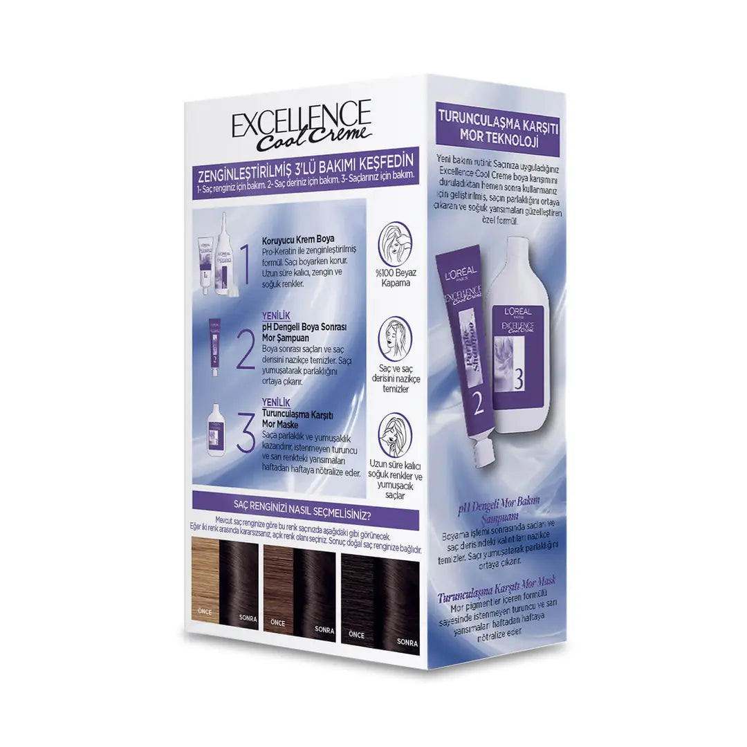 L'Oreal Paris Excellence Cool Creme 5.11 Extra Ashy Light Brown