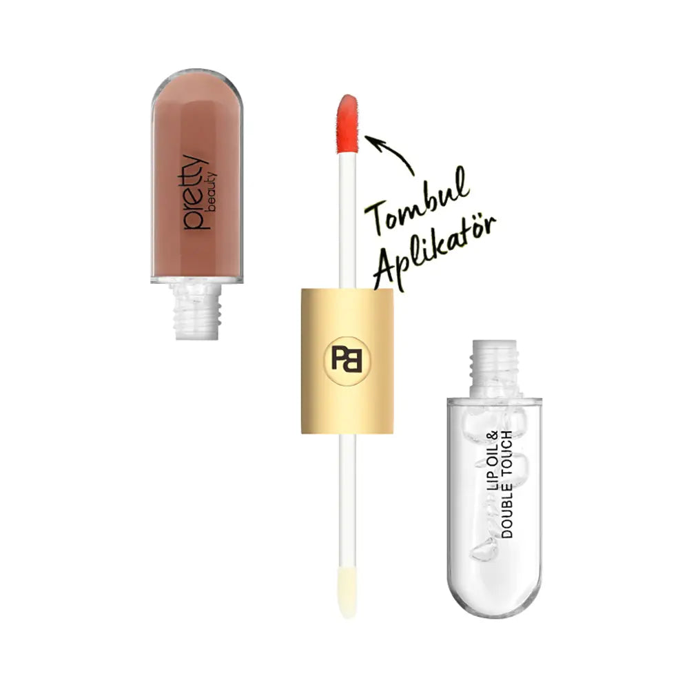 Pretty Double Touch Lipgloss 04 High-Shine Lip Gloss