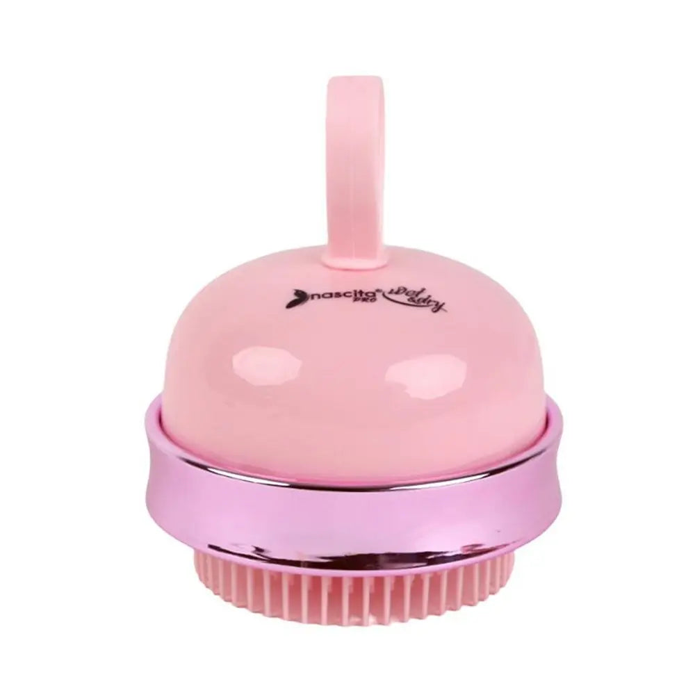 Nascita Pro Double-Sided Pink Shampoo Brush for Scalp Massage