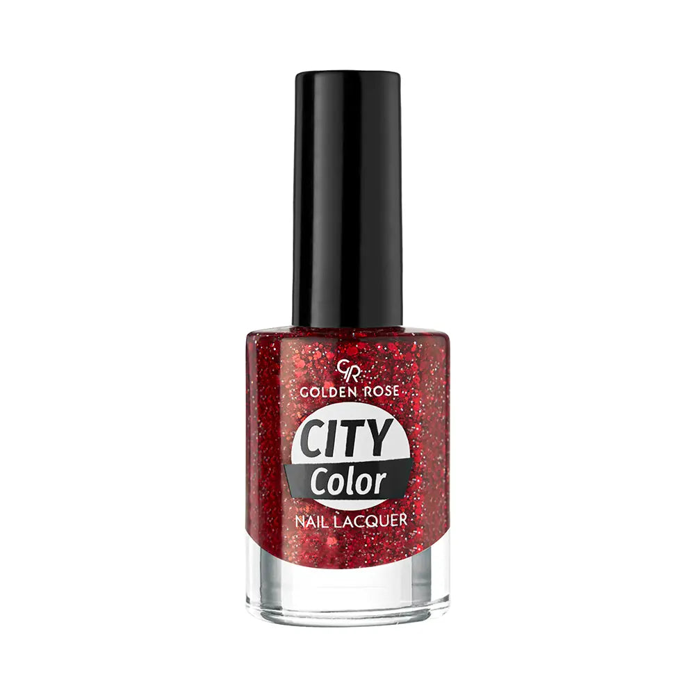 Golden Rose City Color Glitter Nail Lacquer No:110 10.2ml
