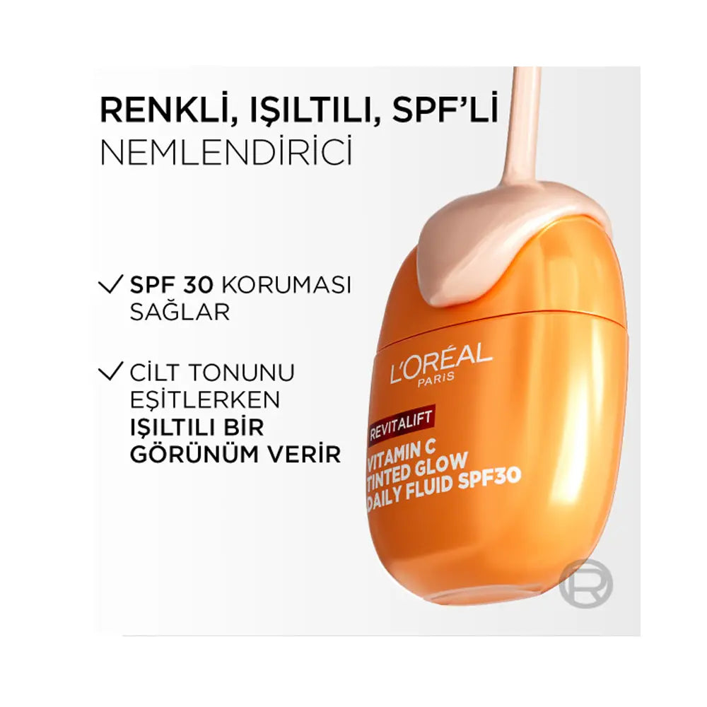L'Oreal Paris Vitamin C Tinted Glow Fluid SPF30 40ml