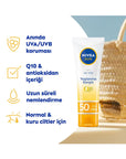 Nivea Sun Q10 Anti-Aging Face Cream for Sun Protection 50ml
