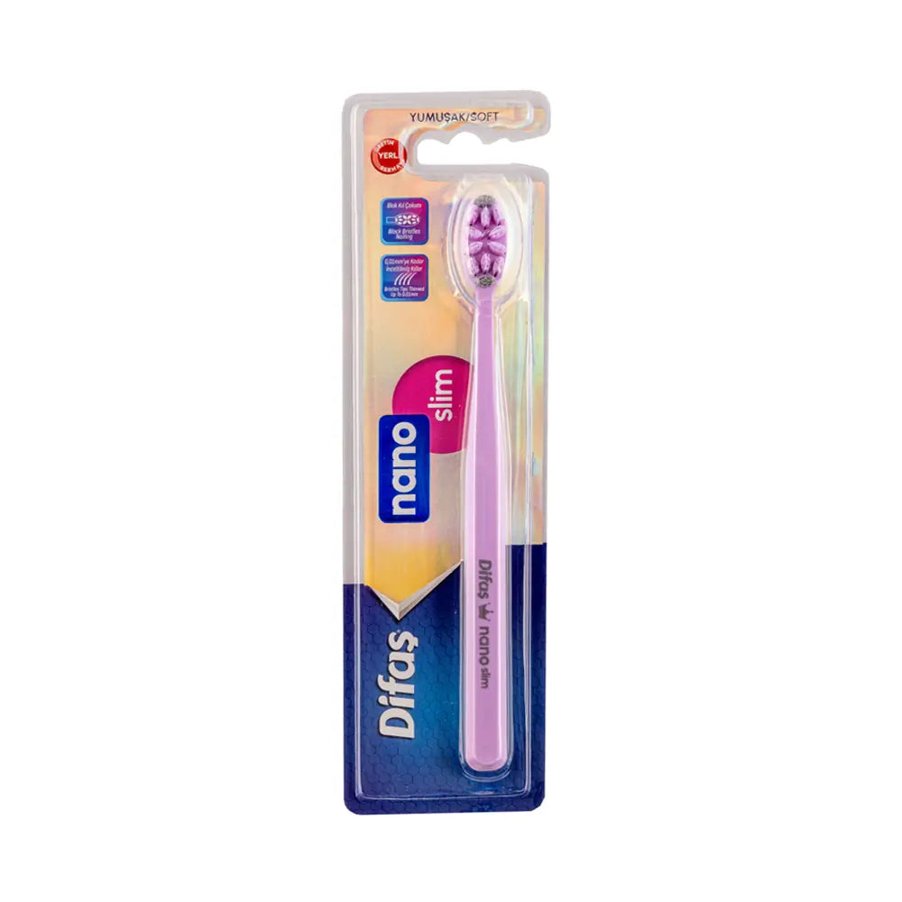 Difas Nano Slim Soft Toothbrush for Gentle Cleaning