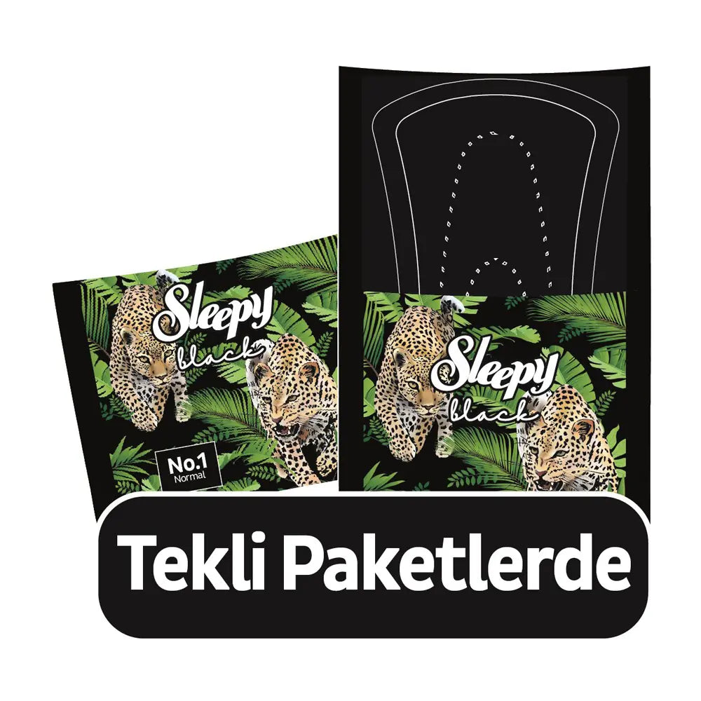 Sleepy Black Premium Plus Long Daily Liners 32 Count