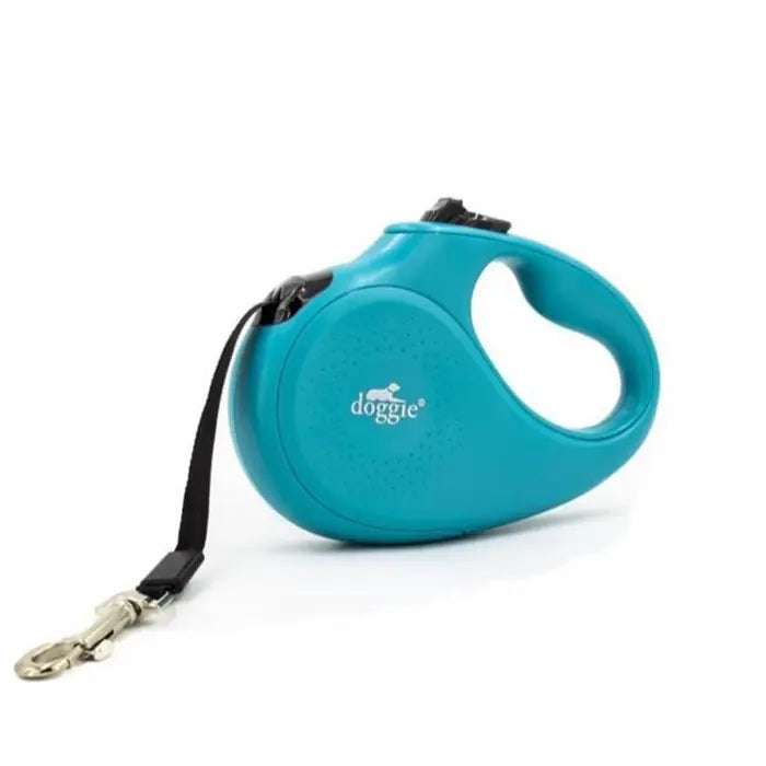 Doggie Master Retractable Dog Leash Medium 25kg 5m Blue