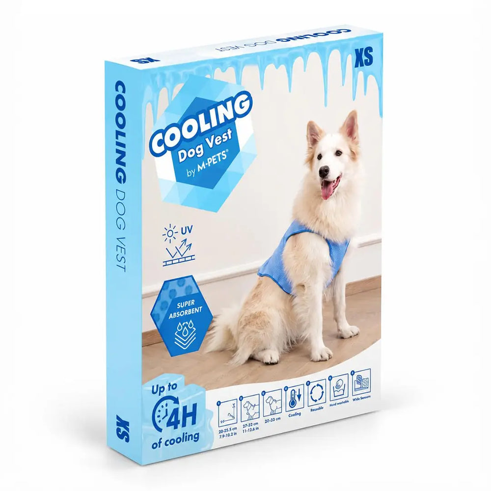 M-Pets Cooling Dog Vest XS - Evaporative Cooling Pet Vest for Hot Days
