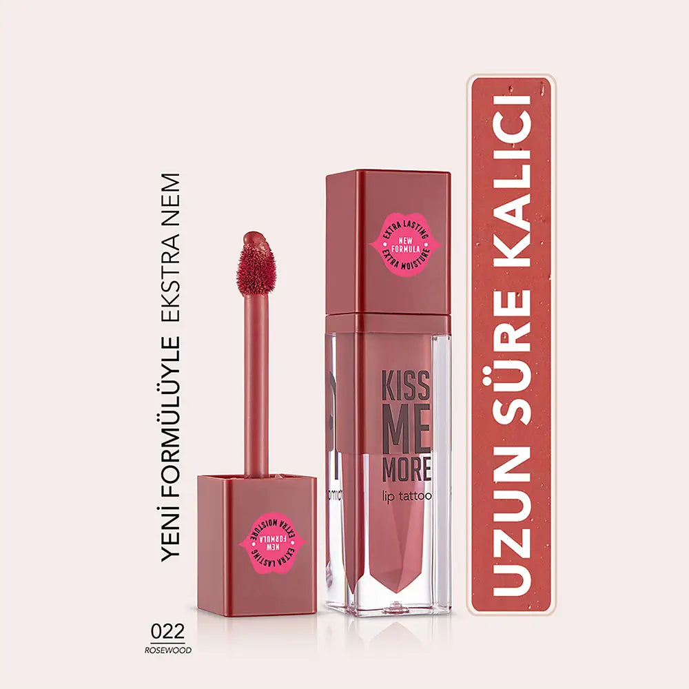Flormar Kiss Me More Matte Liquid Lipstick 022 Rosewood