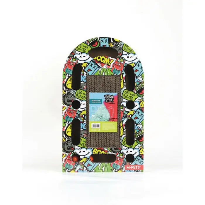 M-Pets Urban Style Cardboard Cat Scratcher Mix Color