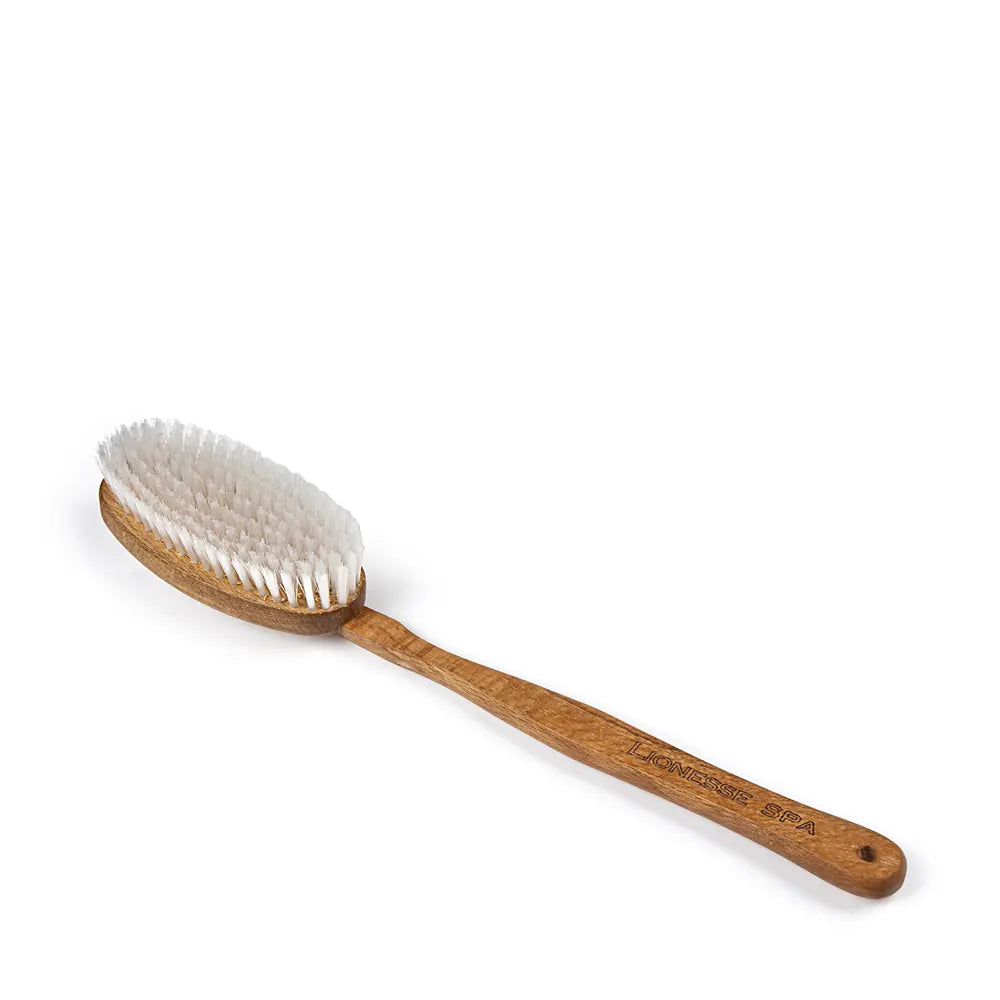 Lionesse Wooden Bath Brush 024 Exfoliating Body Scrubber 1 Piece