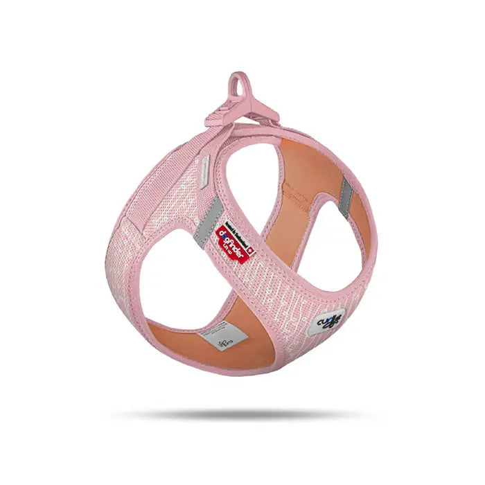 Curli Vest Harness Air-Mesh Breathable Dog Harness Pink Large