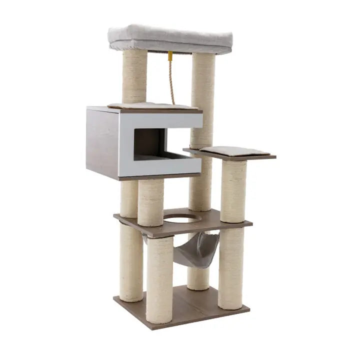 M-Pets Cat Elite Grace Multi-Level Scratching Post 131cm