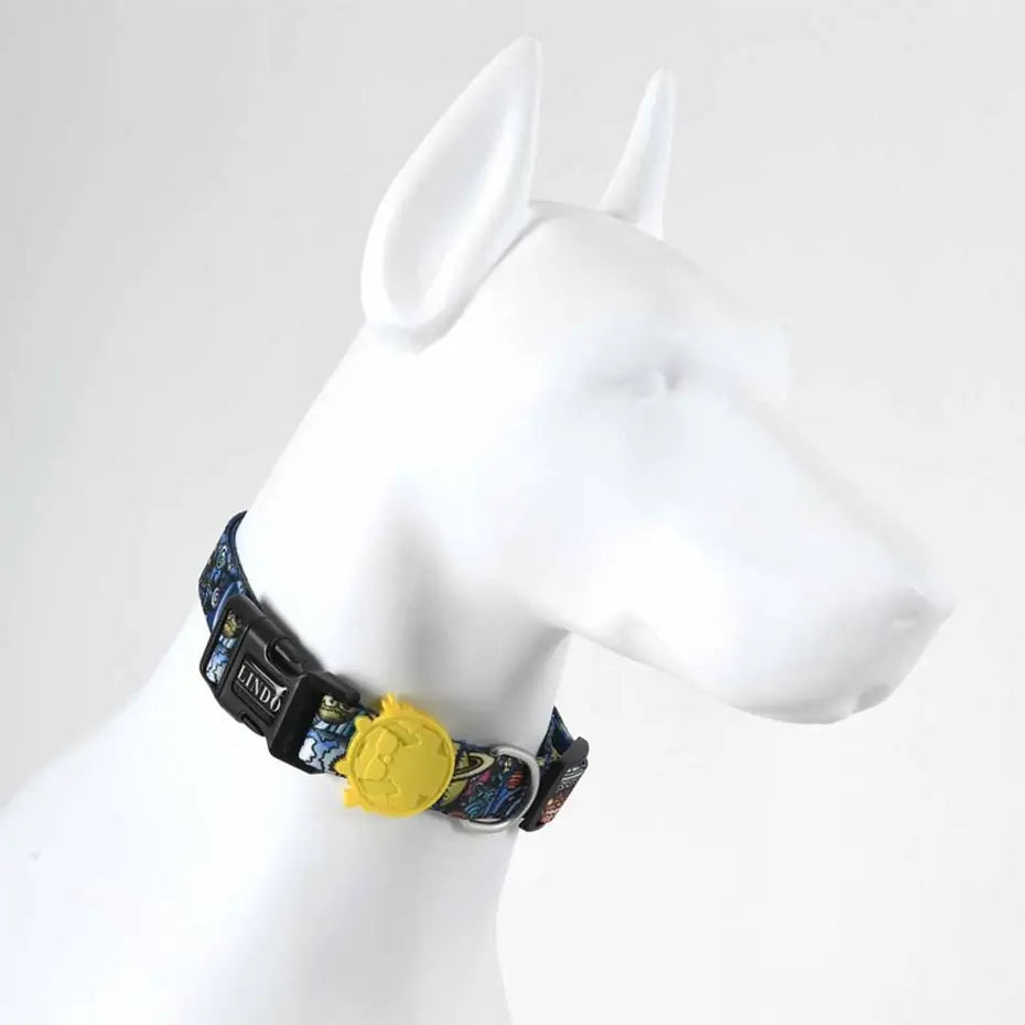 Lindo Apollo Dog Collar High-Print Safety Design Large 46-70cm
