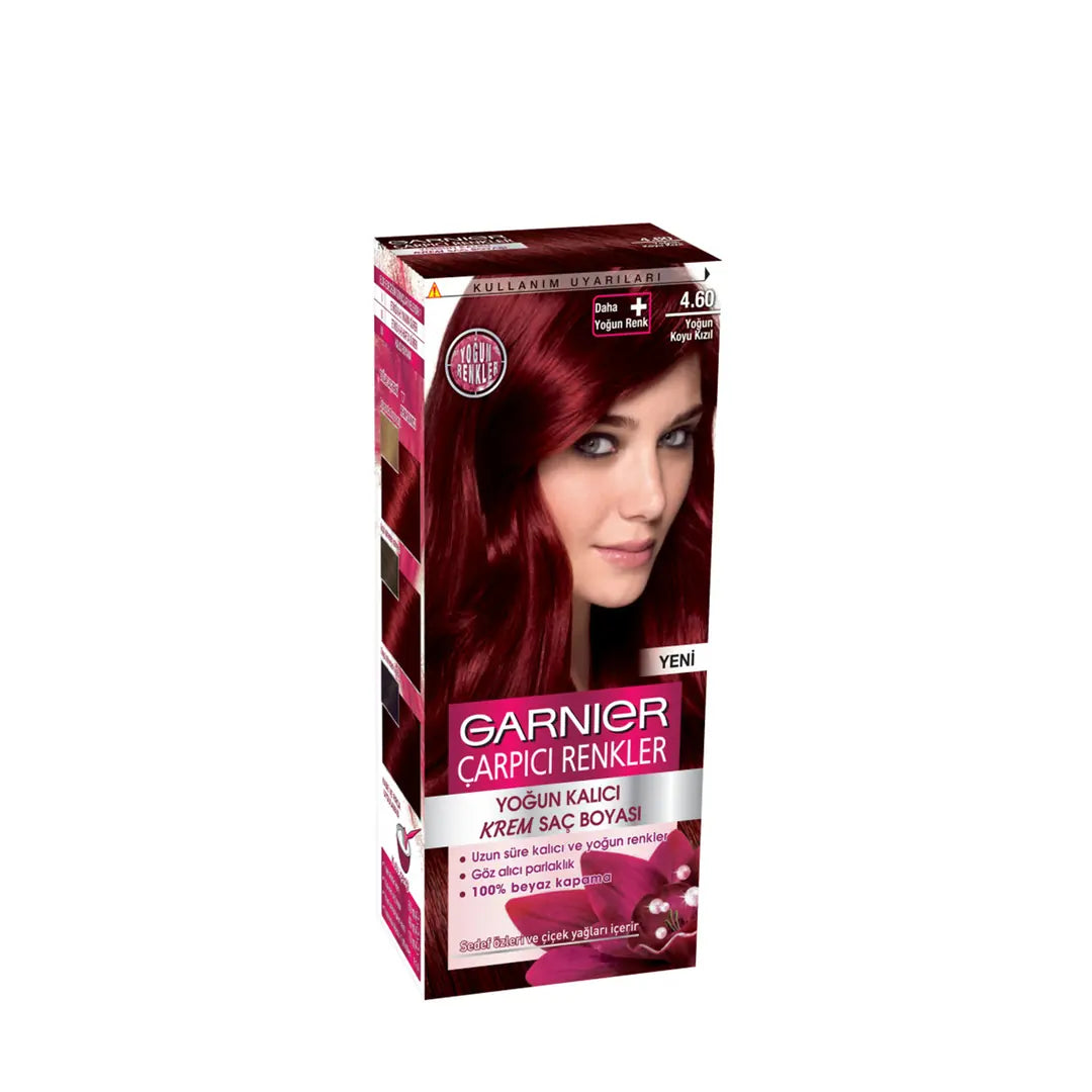 Garnier Color Sensation Hair Dye 4-60 Intense Dark Red