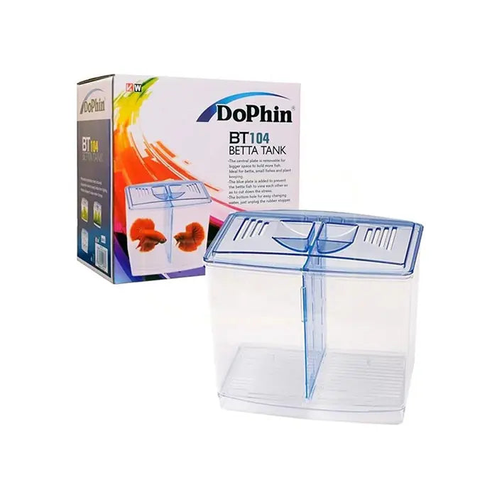 Dophin Double Mini Betta Aquarium Compact Fish Tank