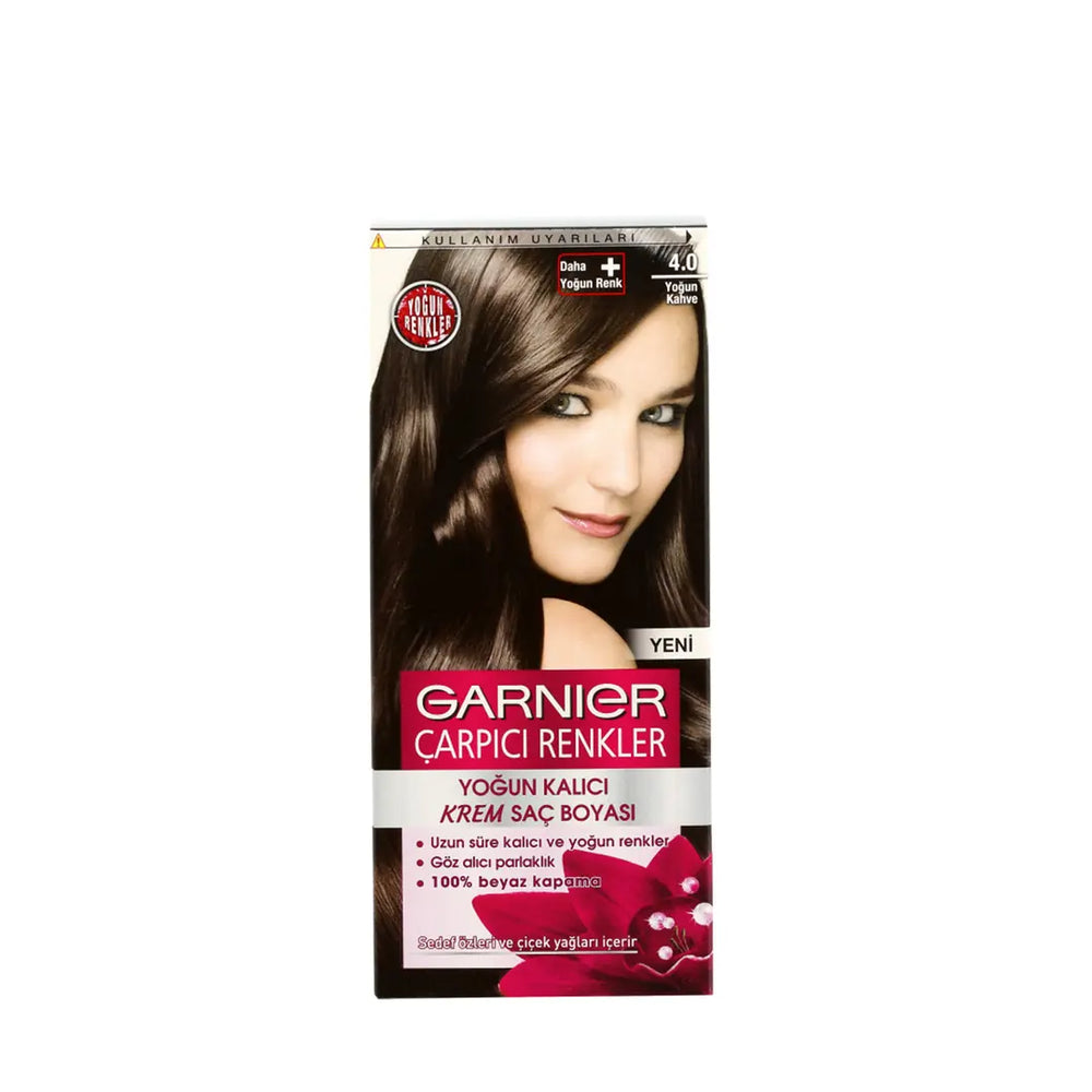 Garnier Color Sensation Hair Dye 4-0 Intense Brown