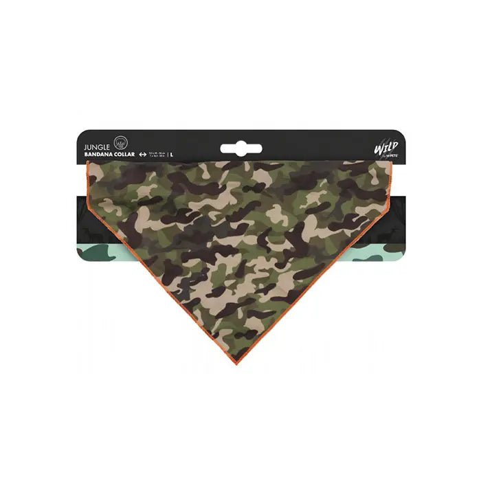 M-Pets Wild Jungle Dog Bandana in Large Size Available Now