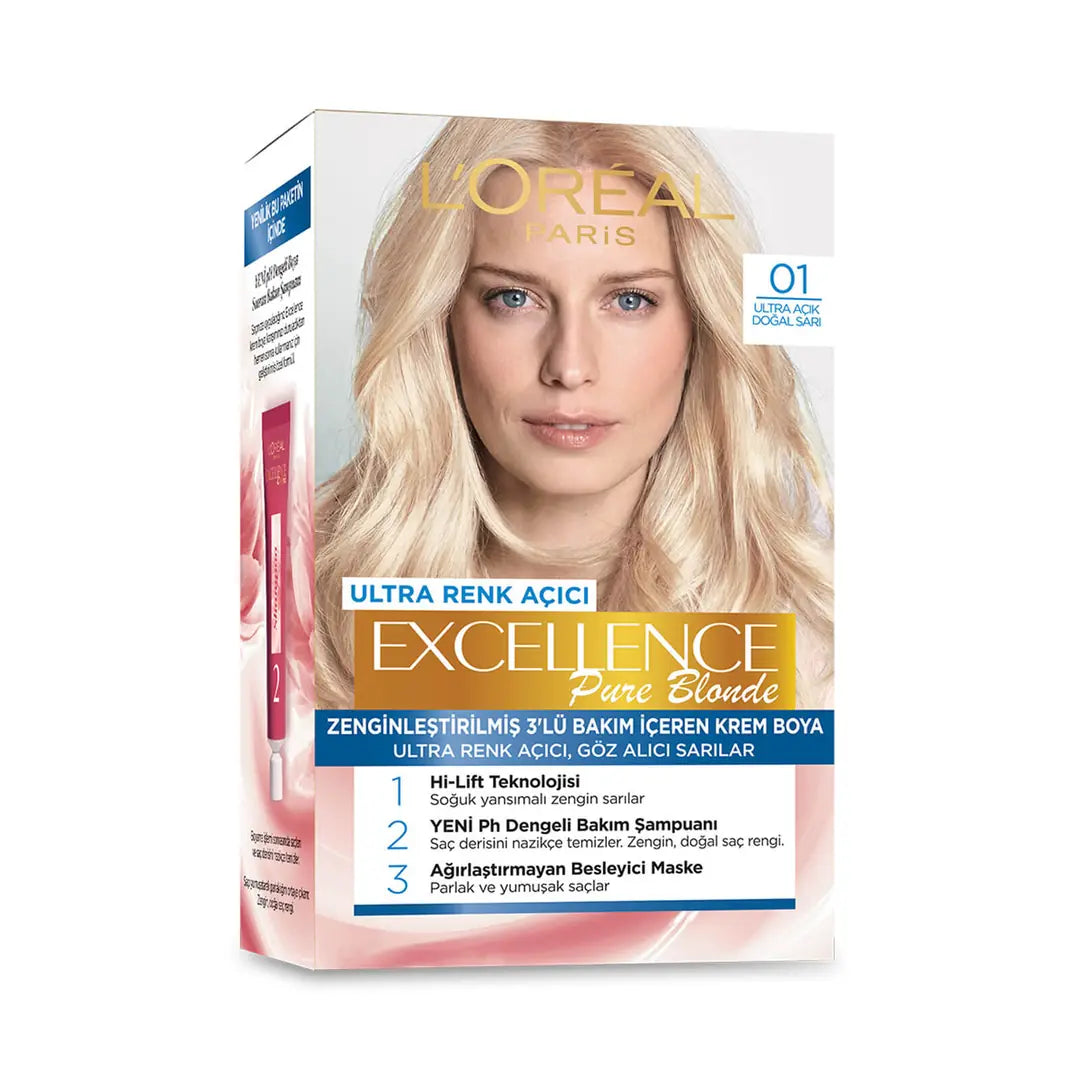 Loreal Excellence Ultra Lightener 01 Ultra Light Natural Blonde