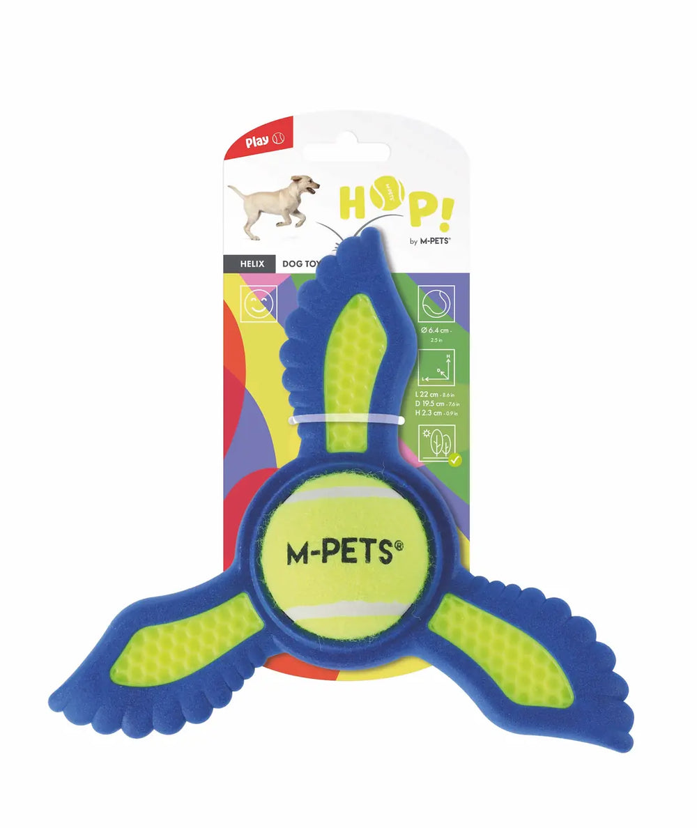 M-Pets Hop Helix Frisbee Durable Dog Toy