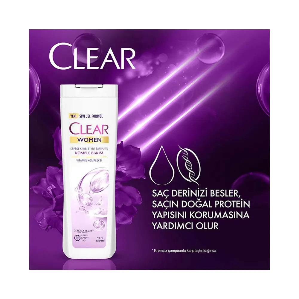 Clear Women Complete Care Anti-Dandruff Shampoo 350 ml
