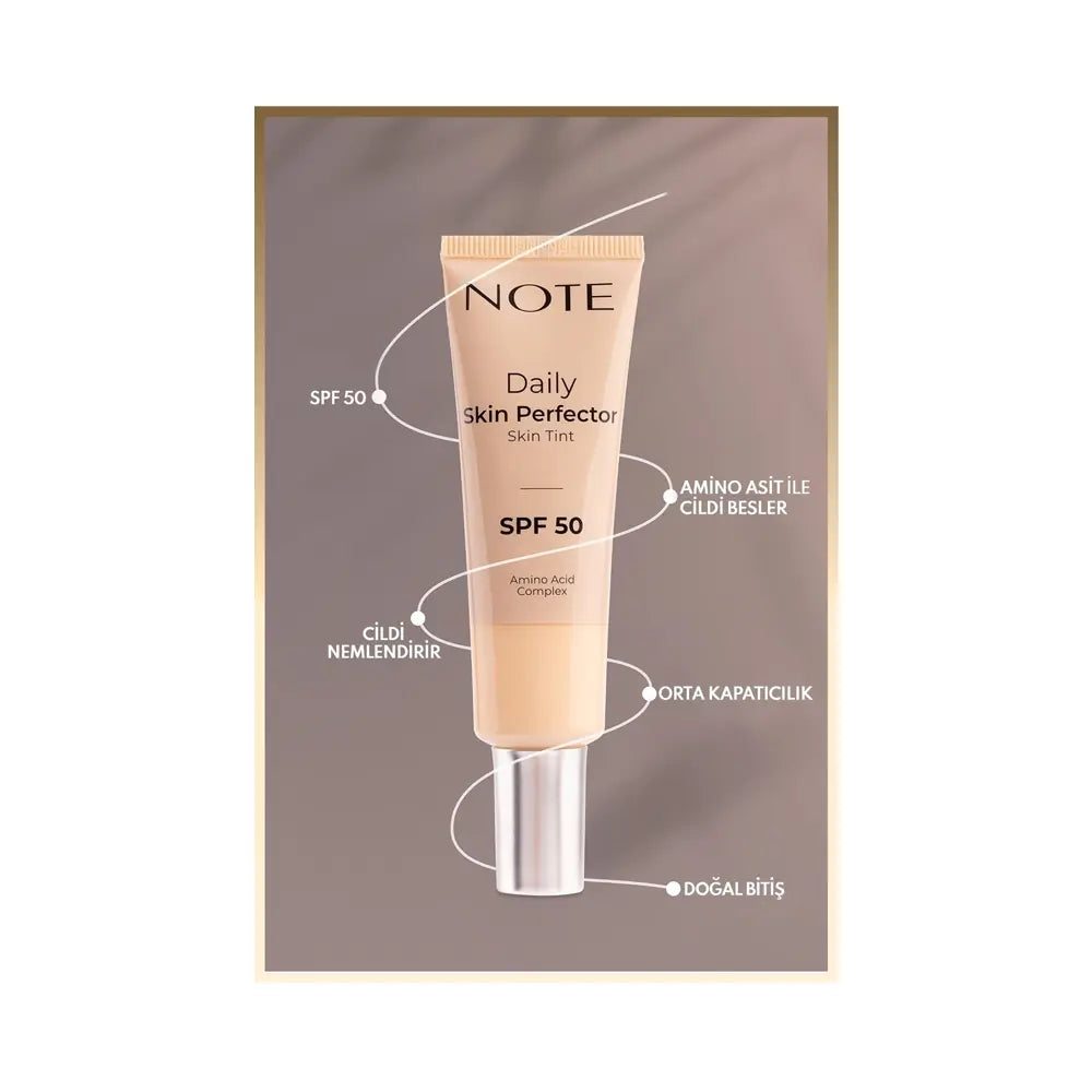 Note Daily Skin Perfector Skin Tint - 100 Light 30ml