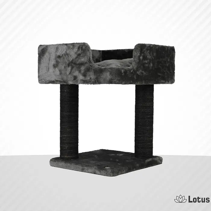 Lotus Pet Design Lyon Grey Cat Scratcher Durable Sisal Post